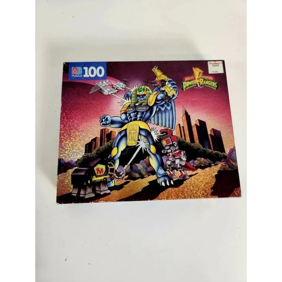 Milton Bradley Other - Mighty Morphin Power Rangers 100pc Puzzle 1994 Vintage complete